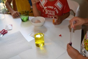 química, color, taller