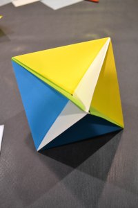 Octaedre, sòlids platònics, taller, Badalona