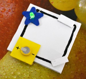 Circuits elèctrics amb pintura conductora