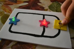 Circuits elèctrics amb pintura conductora