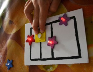 Circuits elèctrics amb pintura conductora