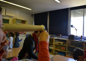 Telescopi amb tub de cartró