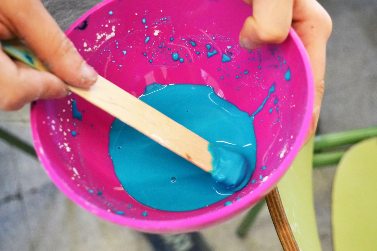 Oobleck fluid no newtonià taller extraescolar química