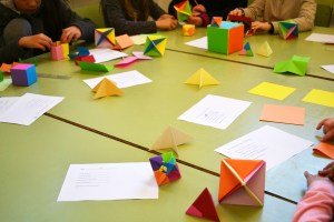 Taller construcció políedres Origami