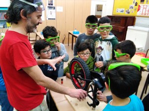 Centrífuga bicicleta Tallers extraescolars