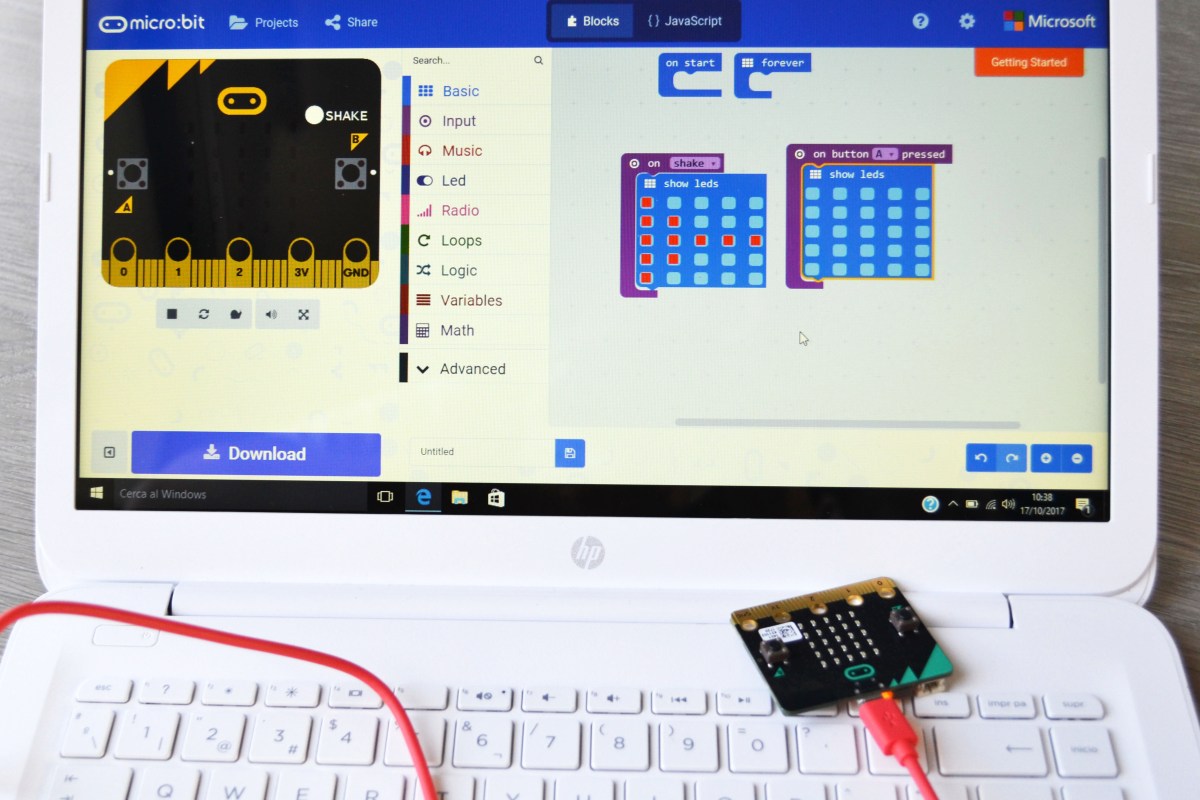Micro:bit Tallers Extraescolars Programació