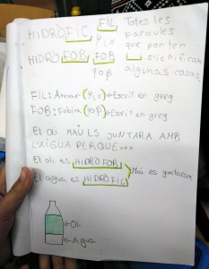 Tallers extraescolars Química Barcelona