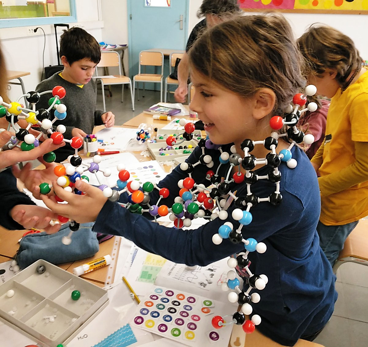 Tallers Extraescolars Barcelona Ciència Molècules Aminoàcids