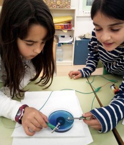 Taller Electròlisi Ciència Extraescolars