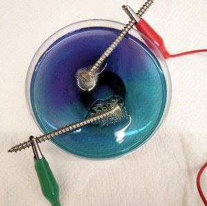 Taller Electròlisi Ciència Extraescolars