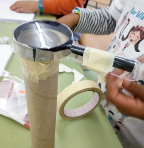 Tallers Extraescolars Ciència Cambra Fosca Càmera Obscura STEAM Barcelona