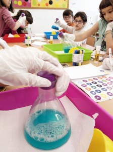 Tallers Extraescolars Química peròxid hidrogen Barcelona