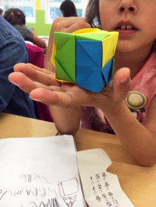 Tallers extraescolars Barcelona Ciència Sòlids Platònics Origami