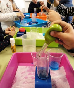 Tallers extraescolars química-física densitat dels líquids