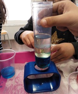 Tallers extraescolars química-física densitat dels líquids
