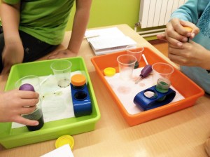 Tallers extraescolars química-física densitat dels líquids