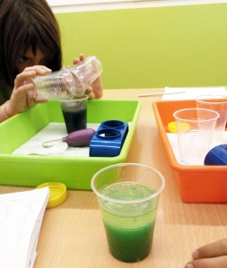 Tallers extraescolars química-física densitat dels líquids