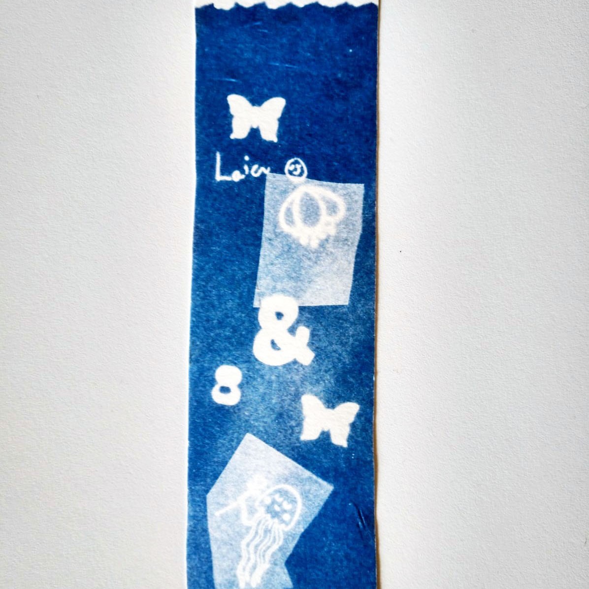 Taller Cianotípia Biblioteques STEAM Sant Jordi Punts Llibre