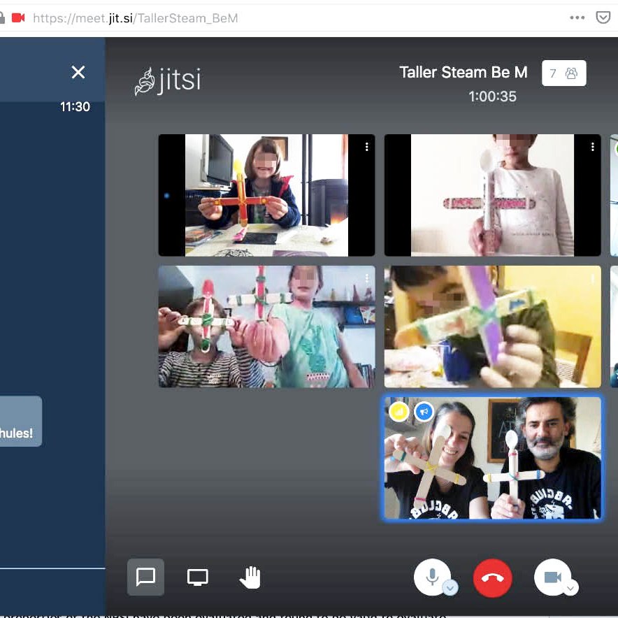 Taller virtual Ciència Física STEAM Catapultes trajectòria parabòlica