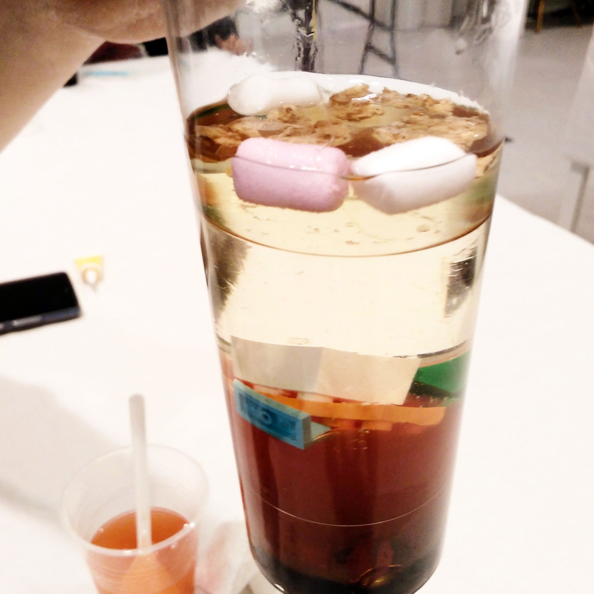 Tallers ciència química-física densitat dels líquids STEM