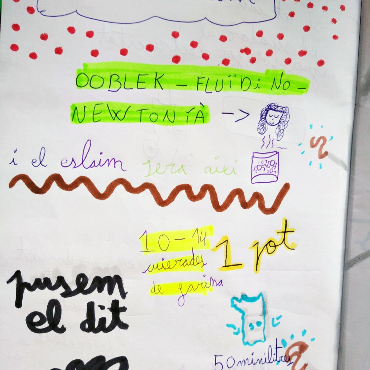 Tallers extraescolars - Fluids no newtonians STEAM