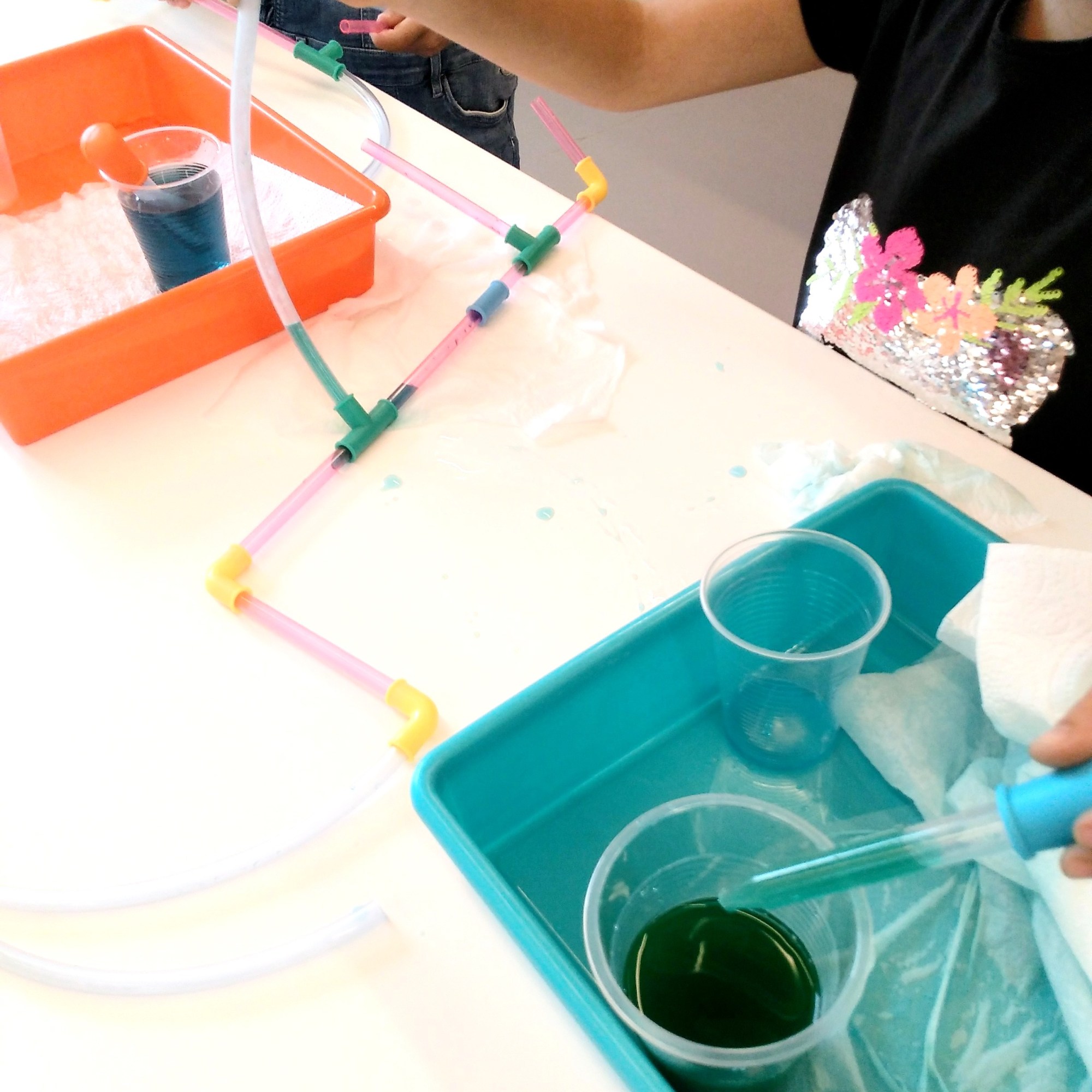 Taller Ciència Física Hidràulica STEAM Escoles Biblioteques