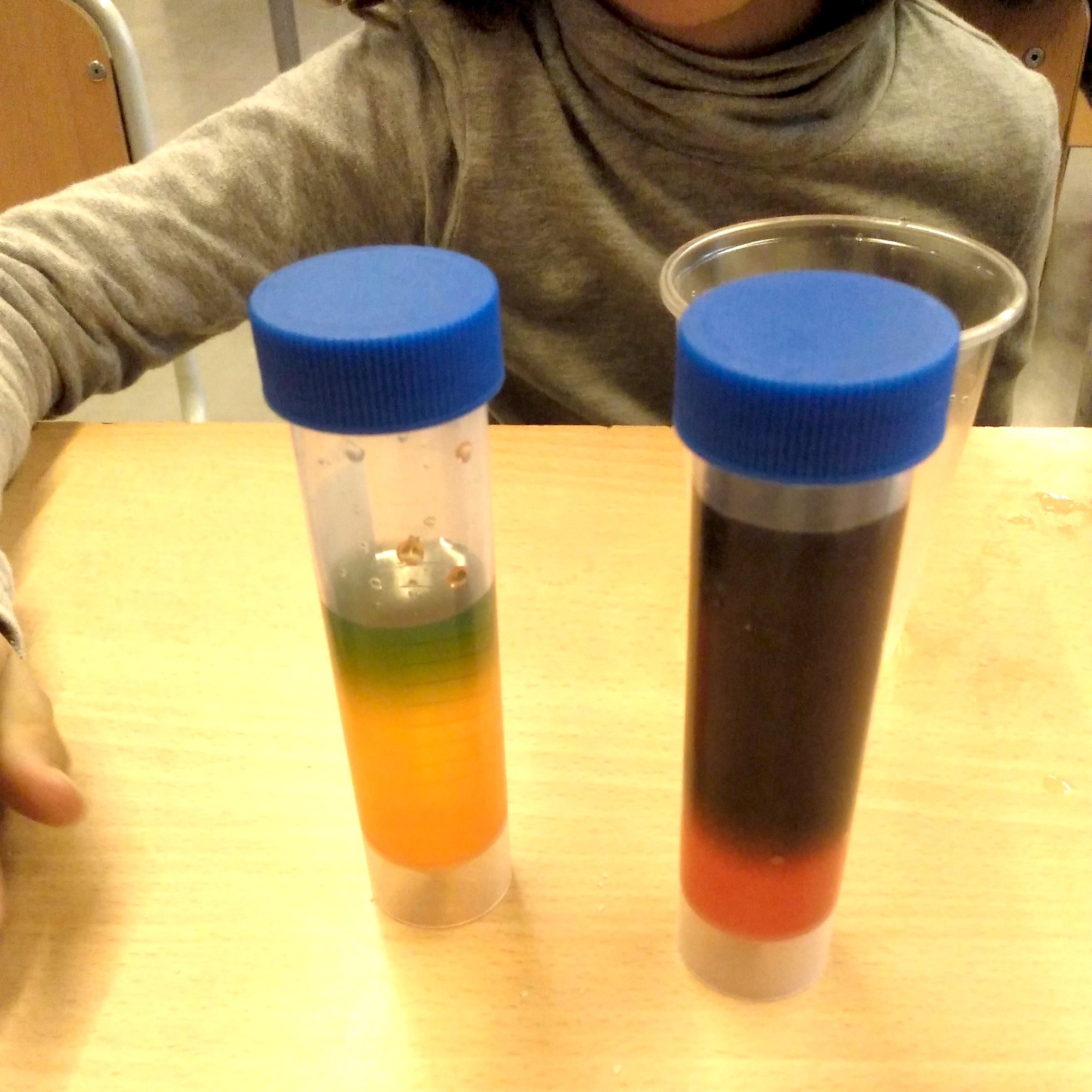 Tallers ciència química-física densitat dels líquids