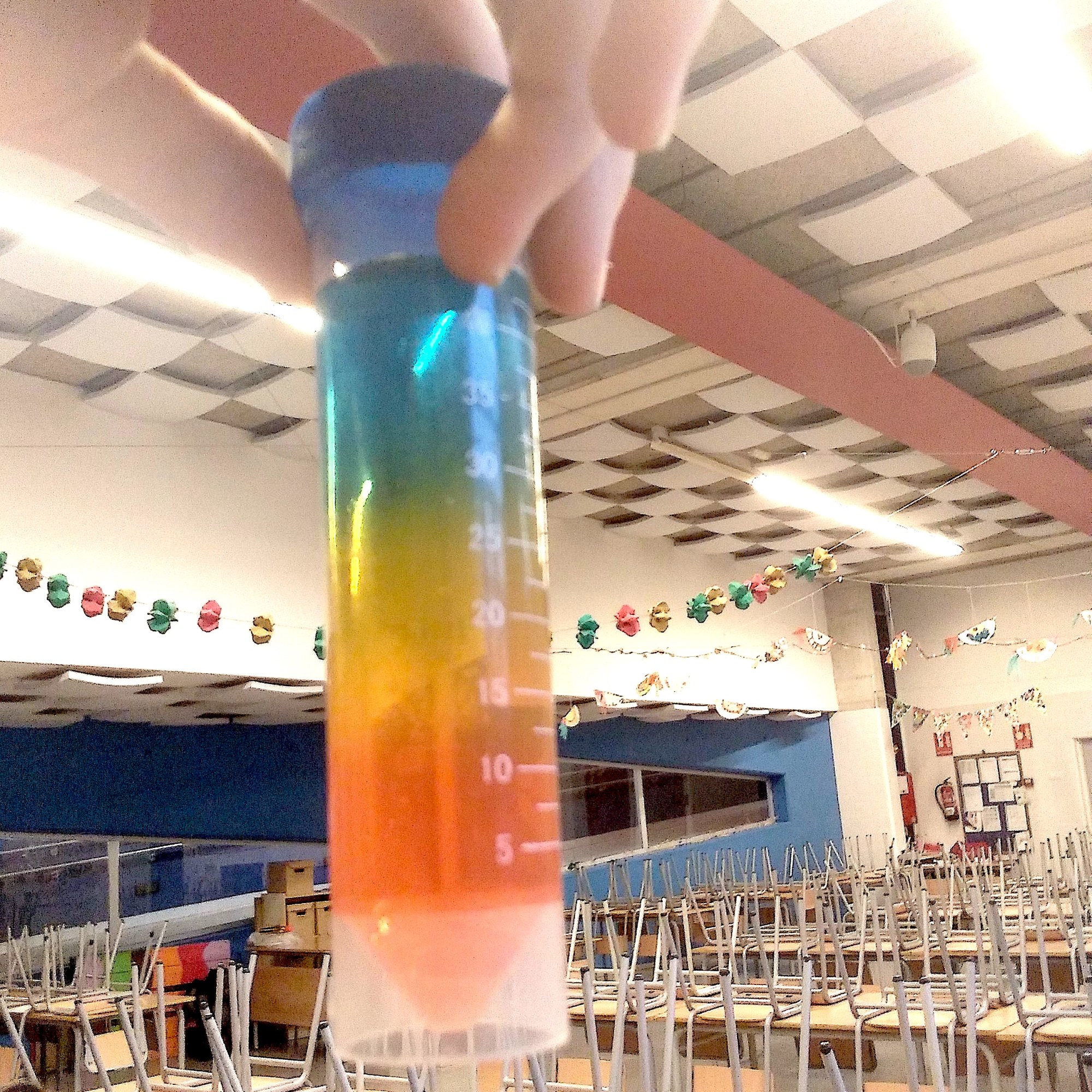 Tallers ciència química-física densitat dels líquids